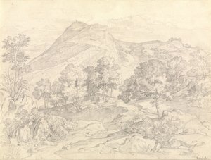 Widok Civitella z Serpentary obok Olevano